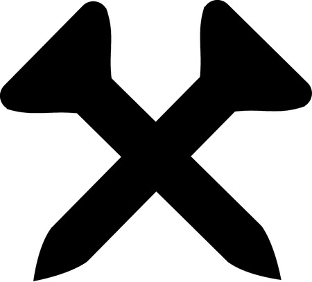 Golf Teesのイラスト素材