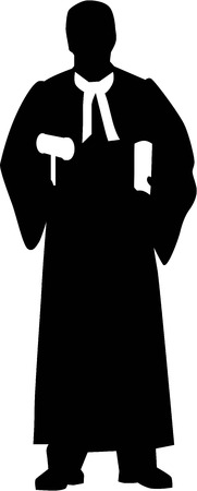 Judge Silhouetteのイラスト素材