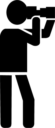 Photographer Pictogramのイラスト素材