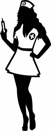 Sexy Nurse illustration のイラスト素材