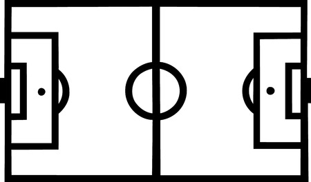 Soccer Football Fieldのイラスト素材
