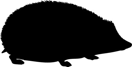 Hedgehog Silhouetteのイラスト素材