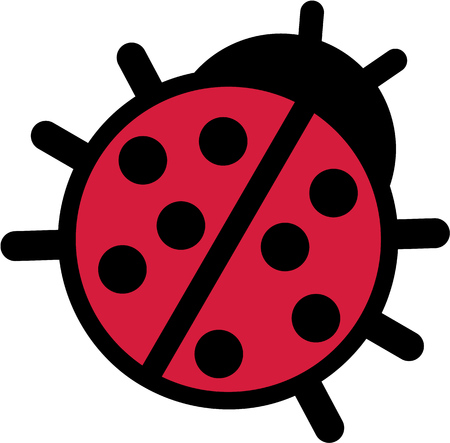 Ladybug iconのイラスト素材