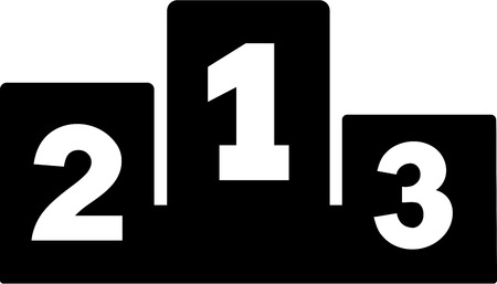 Winners Podiumのイラスト素材