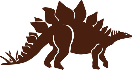 Dinosaur stegosaurのイラスト素材