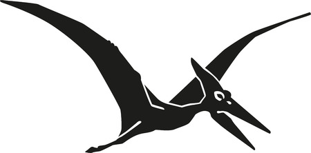 Dinosaur pteranodon pterosaurのイラスト素材