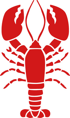 Red lobsterのイラスト素材
