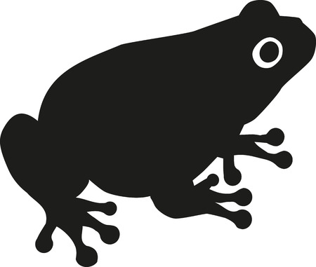 Toad Silhouetteのイラスト素材