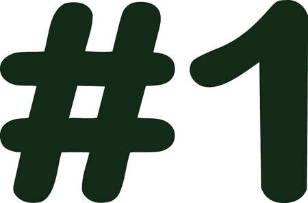 Number one iconのイラスト素材