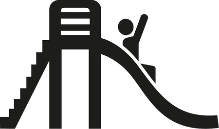 Slide playground pictogramのイラスト素材