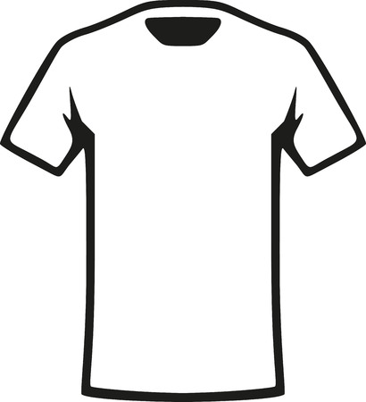 White T-Shirtのイラスト素材
