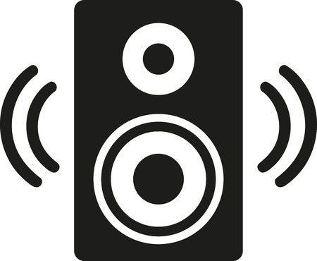 Music box speakerのイラスト素材