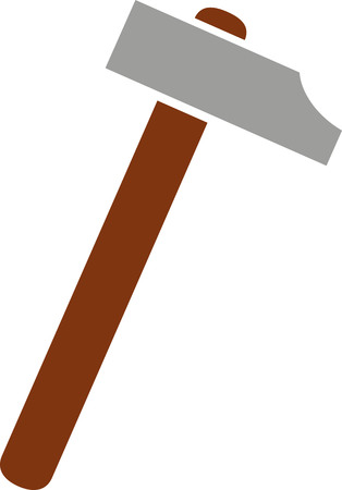 Hammer pictogramのイラスト素材