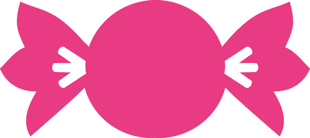 Candy sweets pink bonbonのイラスト素材