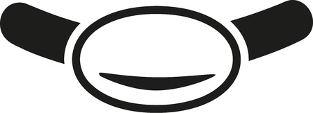 Bratwurst sausage iconのイラスト素材