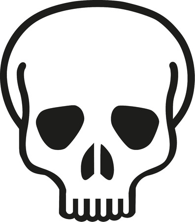 Real skull headのイラスト素材