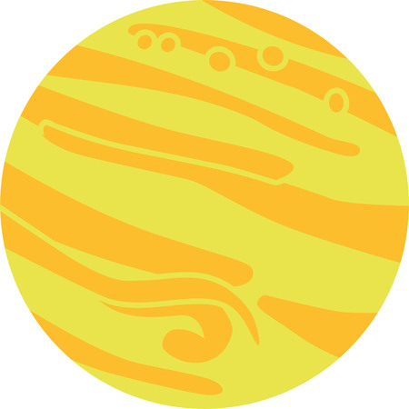 Jupiter planetのイラスト素材