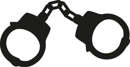 Hand cuffs criminalのイラスト素材