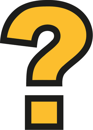 Question mark cartoonのイラスト素材