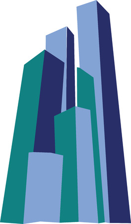Abstract skyscraperのイラスト素材