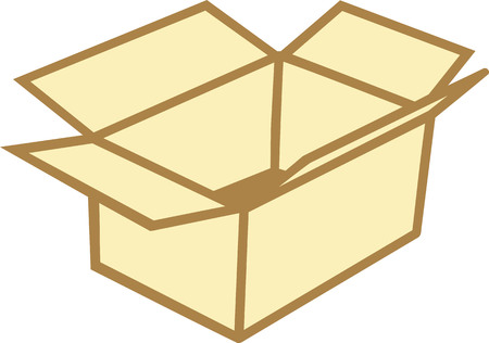 Box packaging symbolのイラスト素材