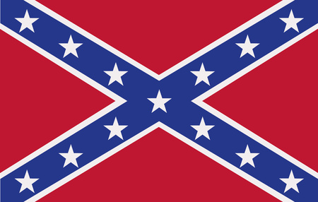 Flag southern states of americaのイラスト素材