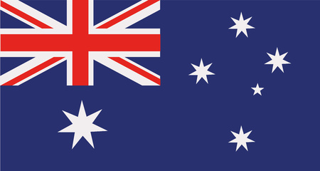 Australia flagのイラスト素材