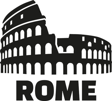 Colosseum rome germanのイラスト素材