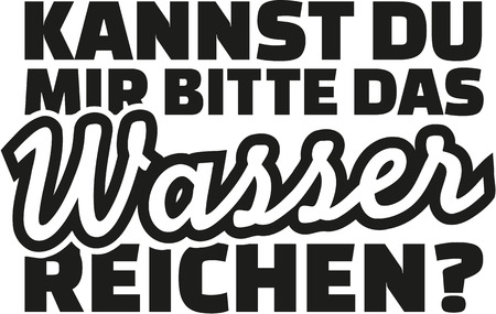 Could you please hold the candle to me? German slogan.のイラスト素材