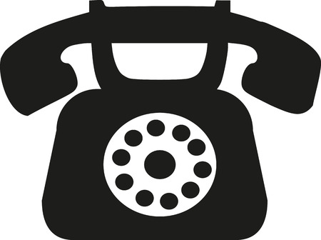 Retro Telephone iconのイラスト素材
