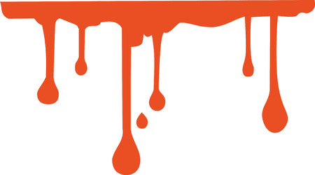 Flowing blood trailのイラスト素材