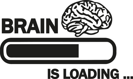 Brain is Loadingのイラスト素材