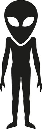 Alien extraterrestrialのイラスト素材