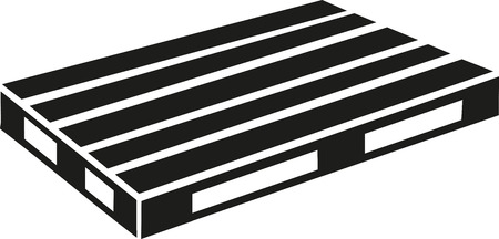 Euro palletのイラスト素材