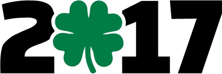 Green 2017 with shamrock