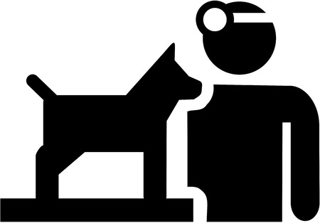 Veterinarian pictogramのイラスト素材