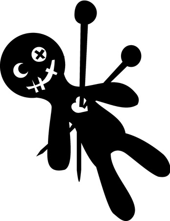 Voodoo doll cartoonのイラスト素材