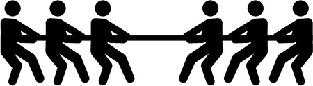 Tug of war symbol