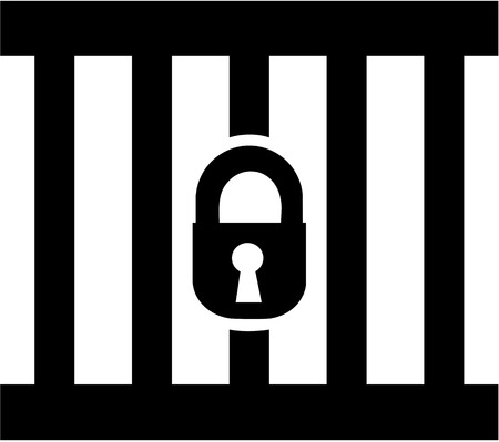 Prison simple iconのイラスト素材