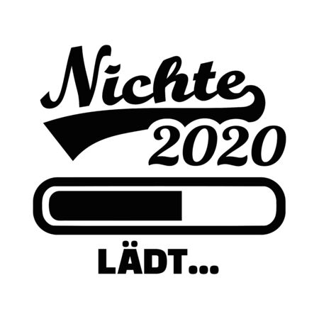 Niece loading in 2020 germanのイラスト素材
