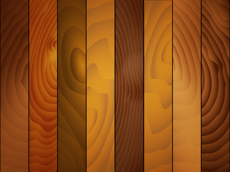 Wood board texture background, vector のイラスト素材
