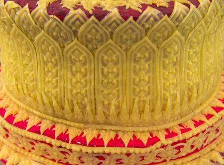 Candle engrave Molding sculpture の写真素材