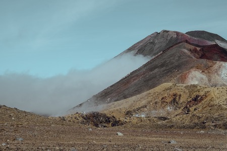 Tongariro crossing, New Zealandの写真素材