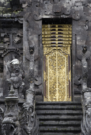 Temple entrance to Baliの写真素材