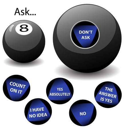 None of the answers on this Virtual Oracle Eight Ball are the same as those which appear on any...