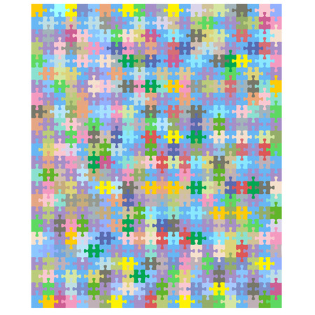 A Great Big Giant Jigsaw Puzzle of many pieces of many colors, for your biggest problem and solution concepts.のイラスト素材