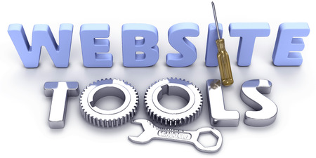 Shiny effective powerful new tool set for business Internet website developmentの写真素材