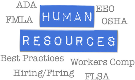Human Resources government agency compliance HR acronymsのイラスト素材