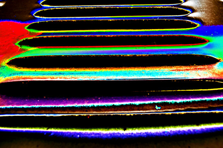 A ventilation grille in bright colorsの写真素材