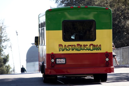 Rastabus in Griffith Park, Californiaのeditorial素材